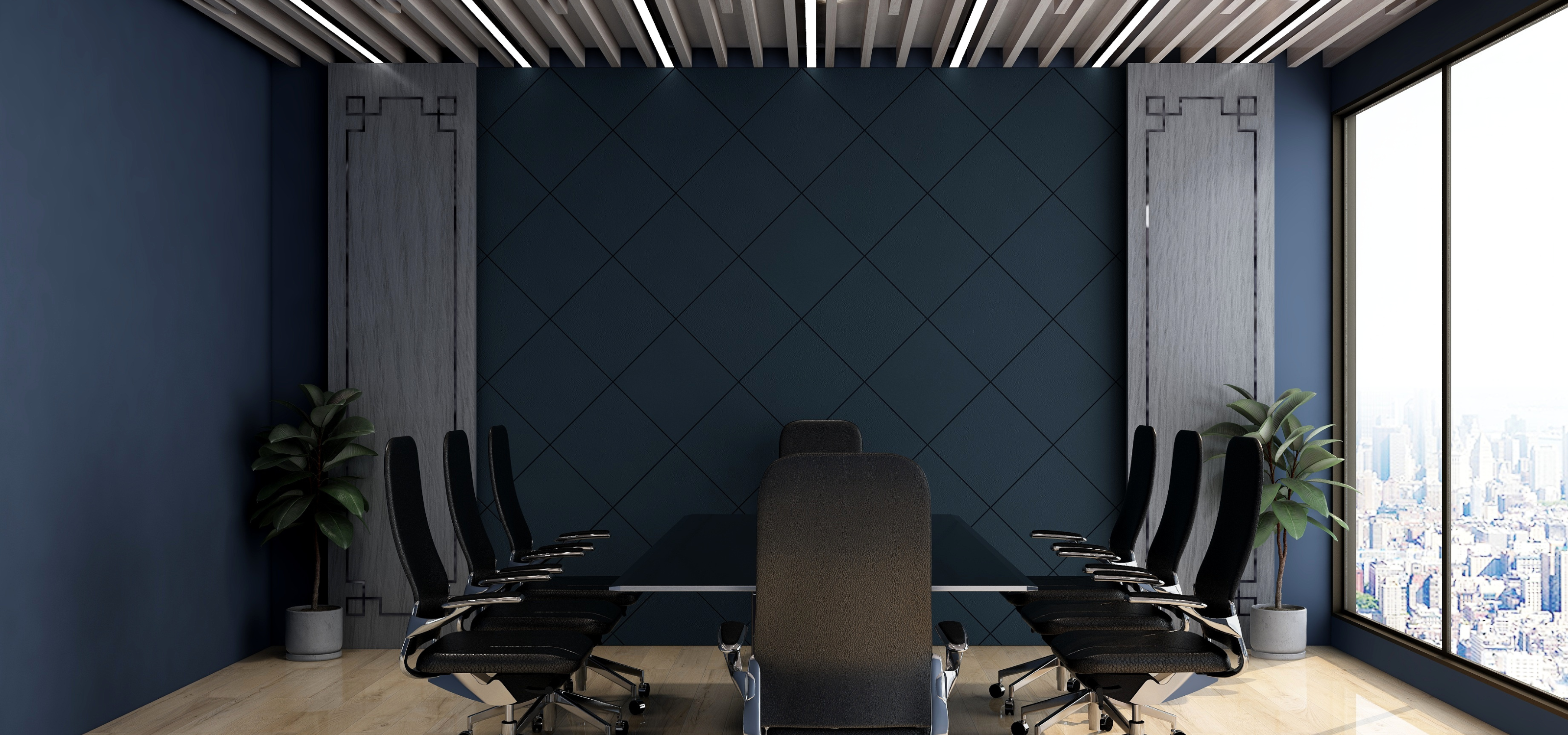 Intérieur moderne haut de gamme